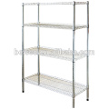 5 tiers stainless steel wire metal shelves for storage